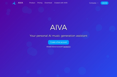 AIVA 网站预览